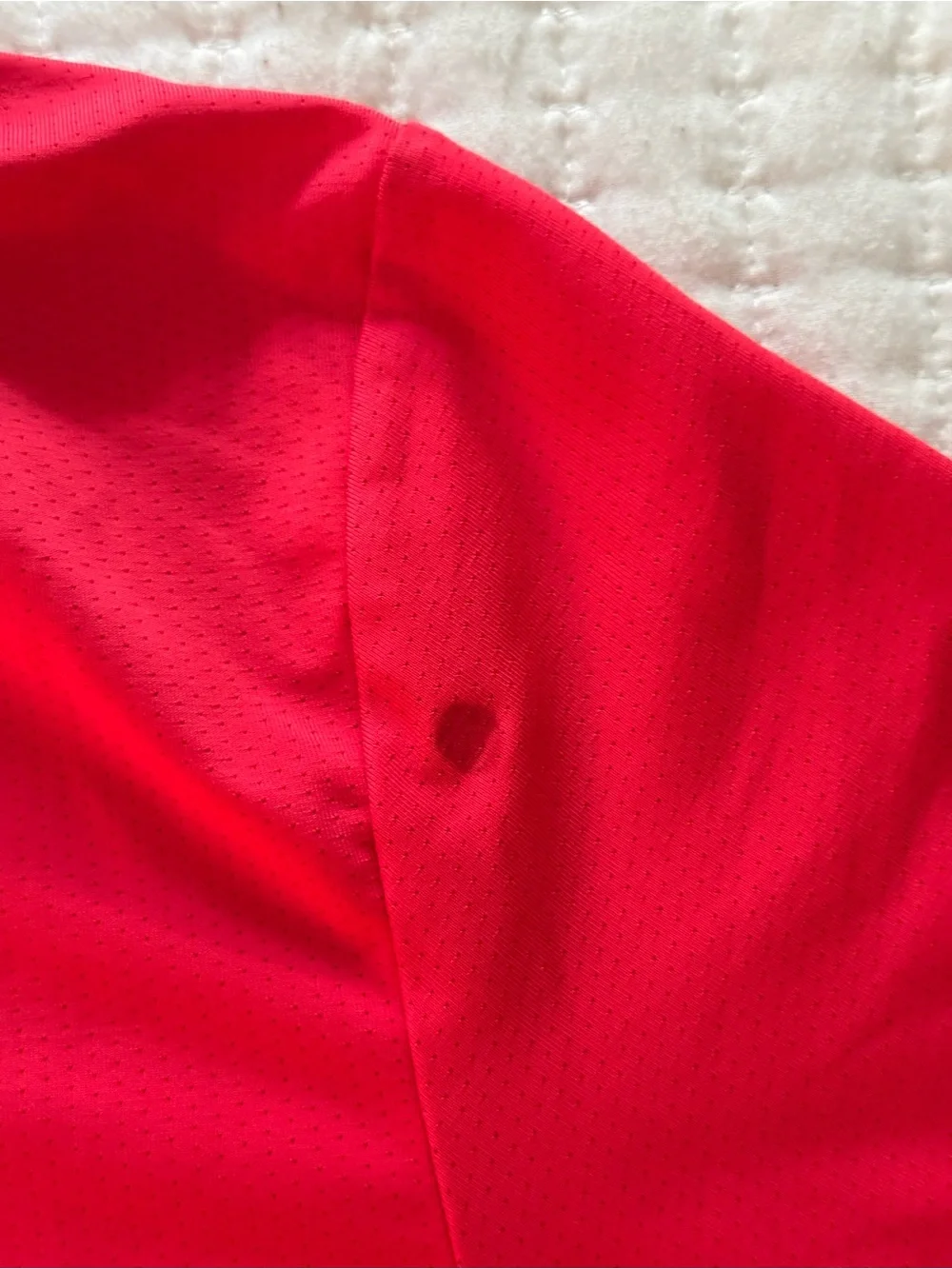 Adidas red Climacool Performance golf polo - Size s